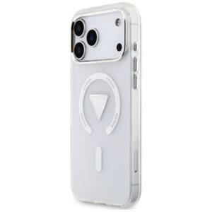 Dėklas Guess IML Gradient Triangle Logo MagSafe, skirtas iPhone 18 Pro Max / 17 Pro Max, skaidrus - Image 2