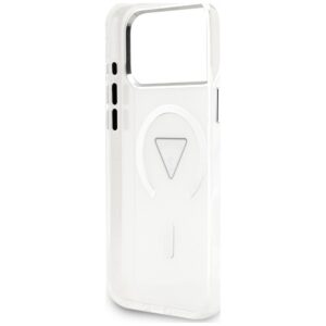 Dėklas Guess IML Gradient Triangle Logo MagSafe, skirtas iPhone 18 Pro Max / 17 Pro Max, skaidrus - Image 7
