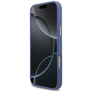 Dėklas Guess 4G Strass Logo MagSafe, skirtas iPhone 18 Pro Max / 17 Pro Max, mėlynas - Image 5
