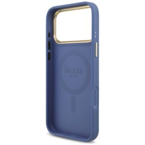 Dėklas Guess 4G Strass Logo MagSafe, skirtas iPhone 18 Pro Max / 17 Pro Max, mėlynas - Image 7