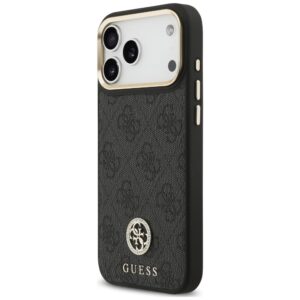 Dėklas Guess 4G Strass Logo MagSafe, skirtas iPhone 18 Pro Max / 17 Pro Max, juodas - Image 2