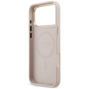 Dėklas Guess 4G Strass Logo MagSafe, skirtas iPhone 18 Pro Max / 17 Pro Max, rožinis - Image 7