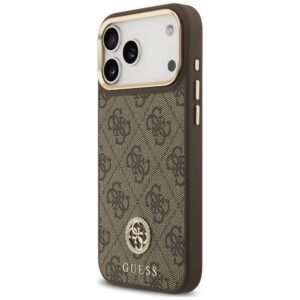 Dėklas Guess 4G Strass Logo MagSafe, skirtas iPhone 18 Pro Max / 17 Pro Max, rudas - Image 2