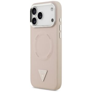 Dėklas Guess Triangle Logo MagSafe, skirtas iPhone 18 Pro Max / 17 Pro Max, rožinis - Image 2