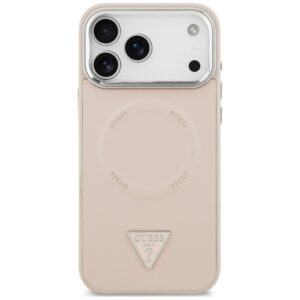Dėklas Guess Triangle Logo MagSafe, skirtas iPhone 18 Pro Max / 17 Pro Max, rožinis - Image 3