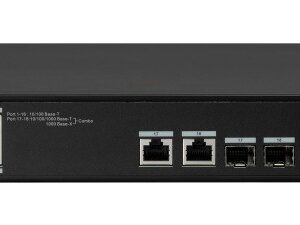 BCS BCS-L-SP1602G-2SFP-M(II) Valdomas Maitinimas per Eternetą (PoE) 1U Juoda - Image 2