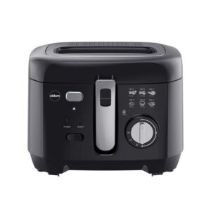 ELDOM Fryer FREET, 2,5 l, 400 g bulvyčių, temperatūros reguliatorius, nuimamas alyvos bakas, juodas