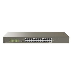 Tenda TEG1124P-24-250W tinklo komutatorius Ne-valdomas Gigabit Ethernet (10/100/1000) Maitinimas per Eternetą (PoE)