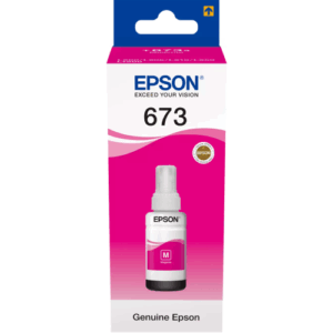 Epson 673M (C13T67334A) Rašalo papildymo buteliukas, Purpurinė
