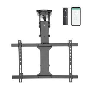 „Maclean„ elektrinis lubinis laikiklis televizoriui, TUYA laikiklis, maksimalus VESA 600x400, skirtas nuožulnioms sienoms, nuotolinio valdymo pultas, 32“-70“, 35 kg, MC-880T - Image 3