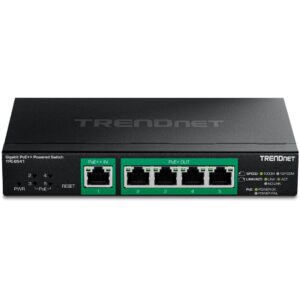 Trendnet TPE-B541 tinklo komutatorius Valdomas Gigabit Ethernet (10/100/1000) Maitinimas per Eternetą (PoE) Juoda - Image 2