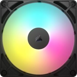 Corsair RS140 ARGB Kompiuterio korpusui Ventiliatorius 14 cm Juoda 1 vnt - Image 2