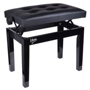V-TONE ŁAWA 1 BK - aukščio reguliuojama pianino suolelė, juoda - Image 2