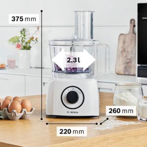 Bosch MCM3230W virtuvinis kombainas 800 W 2,3 L Balta - Image 3