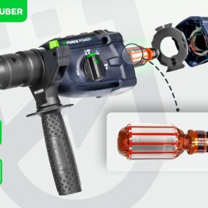 Perforatorius su smūgiu 4 J 2500 W W28920 WUBER - Image 3