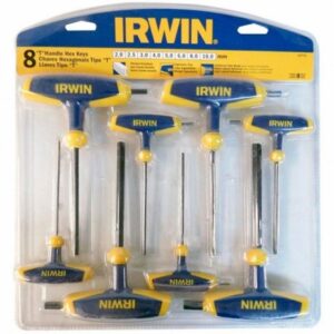 IRWIN T-formos šešiakampių raktų rinkinys, 8 vnt. 2.0 - 2.5 - 3.0 - 4.0 - 5.0 - 6.0 - 8.0 - 10.0 - Image 1