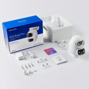Imilab EC6 Dual lauko 3K+3K WiFi prijungiama prožektorinė kamera, balta - Image 10
