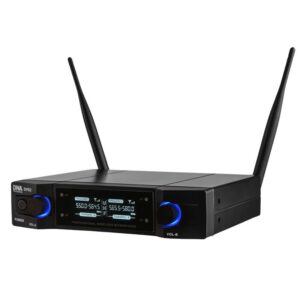 DNA Professional DVS2 - belaidis mikrofonas, 2 rankiniai siųstuvai + bazinė stotelė (560–590 MHz) - Image 2