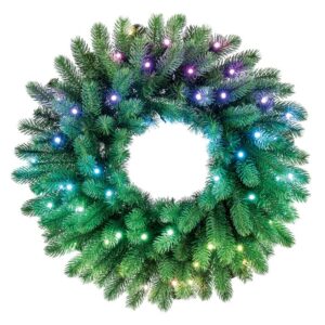 „Twinkly“ iš anksto apšviestas vainikas 50 RGB LED Žalias laidas Kištukas C tipo - Image 2