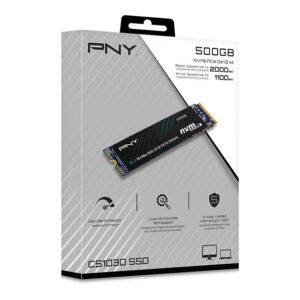 PNY CS1030 500 GB M.2 PCI Express 3.0 NVMe 3D NAND - Image 2