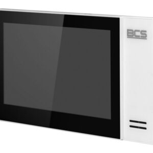BCS BCS-MON7400W-S vaizdo telefonspynės sistema 17,8 cm (7") Balta, Juoda
