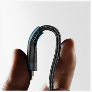 USB-C/USB-A laidas 4smarts 4in1 1.2m juodas - Image 4