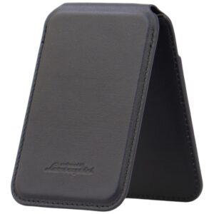 Magnetinė piniginė Lamborghini D1 iš natūralios odos su MagSafe telefono stovu, žalia - Image 7