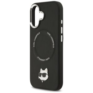 Karl Lagerfeld Choupette Pin MagSafe dėklas iPhone 17 telefonui, juodas - Image 6