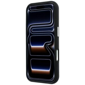 Dėklas Karl Lagerfeld Saffiano Small Script Metal Logo MagSafe, skirtas iPhone 18 Pro / 17 Pro, juodas - Image 5
