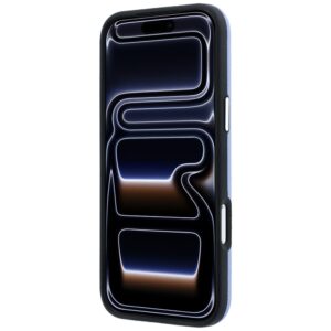 Dėklas Karl Lagerfeld Smooth Big Resin Signature Logo, skirtas iPhone 18 Pro / 17 Pro, mėlynas - Image 5