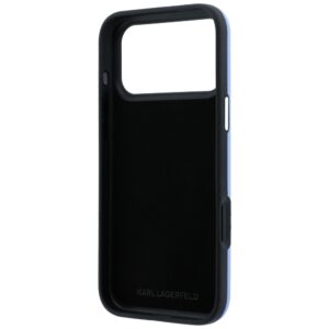 Dėklas Karl Lagerfeld Smooth Big Resin Signature Logo, skirtas iPhone 18 Pro / 17 Pro, mėlynas - Image 7