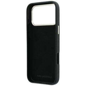 Dėklas Karl Lagerfeld Smooth Big Resin Signature Logo, skirtas iPhone 18 Pro Max / iPhone 17 Pro Max, juodas - Image 7