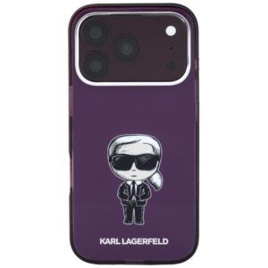 Karl Lagerfeld IML Ikonik Sketch Print MagSafe dėklas, skirtas iPhone 18 Pro / 17 Pro, bordo spalvos - Image 3