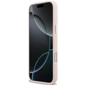 Karl Lagerfeld Silicone Choupette Metal Pin dėklas, skirtas iPhone 18 Pro Max / 17 Pro Max, rožinis - Image 5