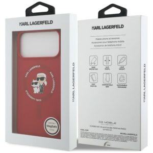 Karl Lagerfeld Silicone Karl&Choupette Ring MagSafe dėklas, skirtas iPhone 18 Pro Max / iPhone 17 Pro Max - Image 8