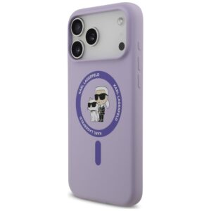 Karl Lagerfeld Silicone Karl&Choupette Ring MagSafe dėklas, skirtas iPhone 18 Pro Max / iPhone 17 Pro Max P - Image 2