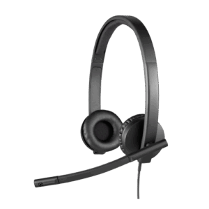 Logitech H570e Mono MS Teams Laidinės ausinės USB-A, Juoda - Image 1