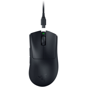 Razer DeathAdder V3 Pro Belaidė žaidimų pelė, RF Wireless + USB-C, 30000 DPI, Juoda - Image 3