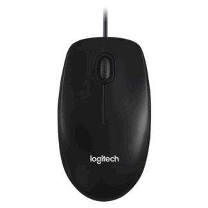 Logitech M100 Laidinė pelė USB-A 1000 DPI, Juoda