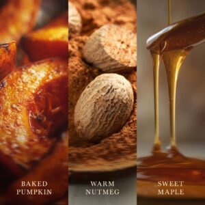 WoodWick Pumpkin Praline vaško žvakė Cilindras Moliūgas Ruda 1 vnt - Image 3