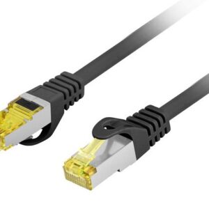 Lanberg PCF6A-10CU tinklo kabelis Juoda 2 m Cat6a S/FTP (S-STP) Turas