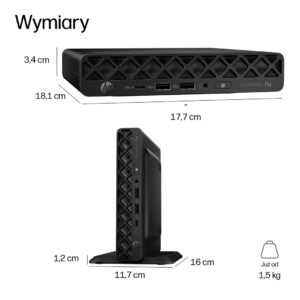 HP EliteDesk 8 Mini G2i Desktop Next Gen AI PC Copilot+ PC Intel Core Ultra 7 356H 16 GB DDR5-SDRAM 512 GB SSD Windows 11 Pro Mini PC - Image 3