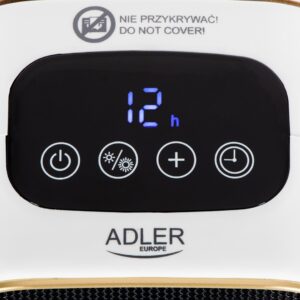 Keraminis šildytuvas su ventiliatoriumi ADLER AD 7762 1000W Balta - Image 3