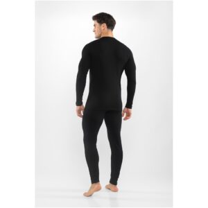 Vyriški termo apatiniai VIKING Meriboo Man Set Merino, juodi, M - Image 2