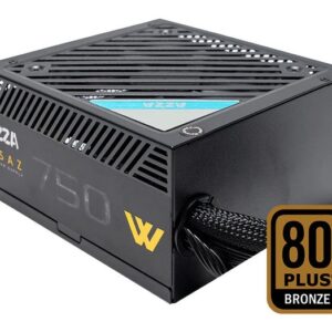 Azza PSAZ-750W maitinimo blokas 20+4 pin ATX ATX Juoda