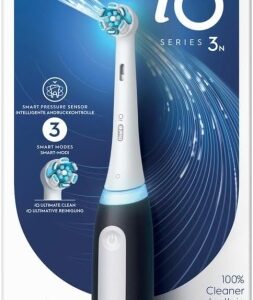 Oral-B iO Series 3N Elektrinis dantų šepetėlis, Matte Black - Image 3