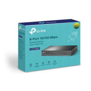 TP-Link TL-SF1008LP 8-Port 10/100Mbps Desktop Šakotuvas su 4-Port PoE - Image 3