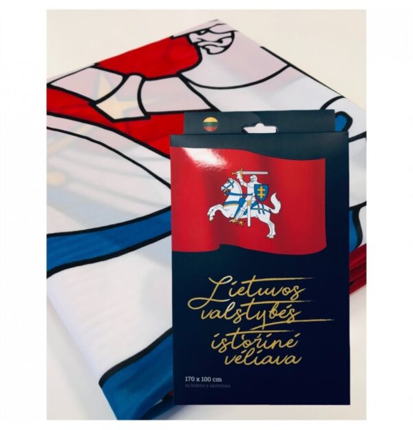 Lietuvos_Istorin_vliava_su_kiene_ir_raiteliai