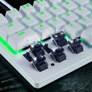 Razer RZ03-04990100-R3M1 klaviatūra Žaidimams USB QWERTY JK tarptautinė Balta - Image 2
