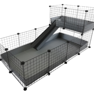 C&C modulinis narvas 4x2 + Loft 2x1+ pilka rampa